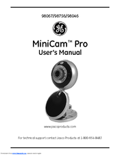 GE MiniCam Pro 98756 User Manual