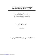 Jaton Communicator V.90 User Manual