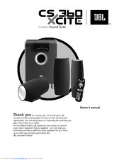 Jbl CS 360 Xcite Owner's Manual
