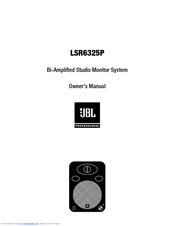 JBL LSR6325SP Owner's Manual