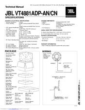 JBL VT4881ADP-CN Technical Manual