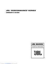 JBL Performance BASSQ Owner's Manual