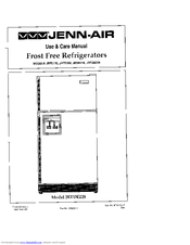 Jenn-Air JRTE198 Use And Care Manual