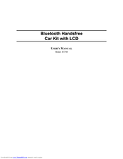 Jensen BT380 User Manual