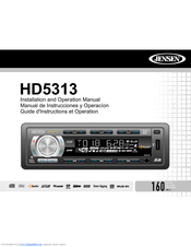 Jensen HD5313IR Installation And Operation Manual