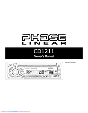 Phase Linear Phase Linear CD1211 Owner's Manual