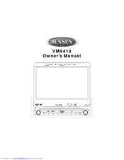 Jensen Mobile Multimedia AM/FM/DVD Receiver VM9410 Owner's Manual