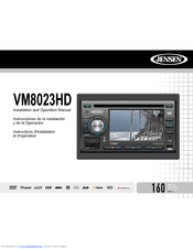 Jensen VM8023HD - DVD Receiver Installation And Operation Manual