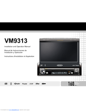 Jensen VM9313 Installation And Operation Manual