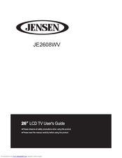 Jensen JE2608WV User Manual