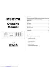 ASA Electronics MSR170 Owner's Manual