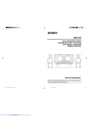 Jensen JMC-670 Instruction Manual