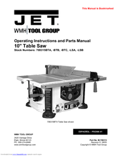 Jet 708315-BTC Manuals | ManualsLib