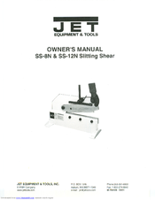 Jet SS-12N Owner's Manual