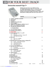 JOBO Mobile Photo Hard Drive Giga 3+ Instruction Manual