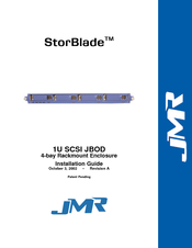 JMR electronics 1U SCSI JBOD Installation Manual