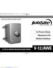 Jobsite V-12/AWE Installation & User Manual