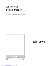 John Lewis JLBIUCF 01 Instruction Manual