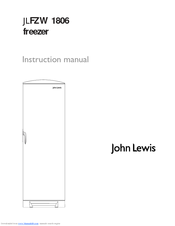 John Lewis JLFZW 1806 Instruction Manual