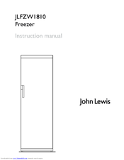 John Lewis JLFZW1810 Instruction Manual