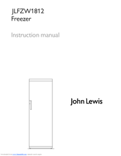 John Lewis JLFZW1812 Instruction Manual