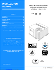 Johnson Controls DYA 042 Installation Manual