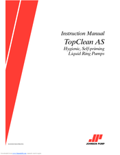 Johnson Pump TopClean AS Instruction Manual
