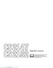 Jonsered CS 2147 Operator's Manual