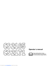 Jonsered CS 2171 WH Operator's Manual