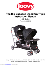 Joovy 43X Series Instruction Manual