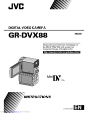 JVC GR-DVX88EG(S) Instructions Manual