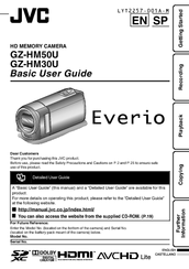 JVC Everio GZ-HM50U Basic User's Manual