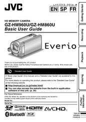 JVC GZ-HM860BUS Basic User's Manual
