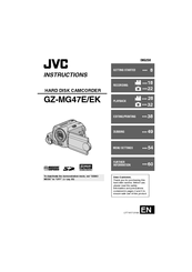 JVC EVERIO GZ-MG47E Instructions Manual