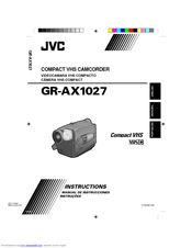 JVC GR-AX1027 Instructions Manual