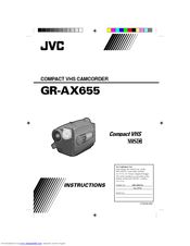 JVC GR-AX655U Instructions Manual
