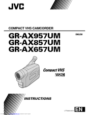 JVC GR-AX957UM Instructions Manual