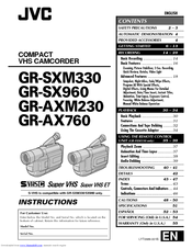 Jvc GR-AX760 Instructions Manual