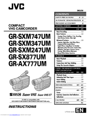 JVC GR-SX877UM Instructions Manual