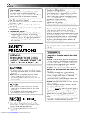 JVC GR-AX638 Instruction Manual