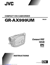 JVC GR-AX999UM Instructions Manual