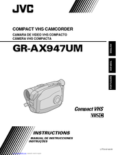 JVC GR-AX947UM Instructions Manual