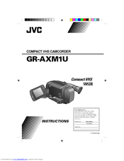 JVC GR-AXM1U Instructions Manual