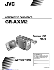 JVC GR-AXM2U Instructions Manual