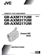JVC GR-AXM317UM Instructions Manual