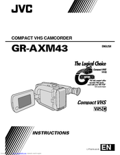 JVC GR-AXM43 Instruction Manual
