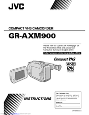 JVC GR-AXM900UM Instructions Manual