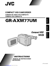 JVC GR-AXM77UM Instruction Manual