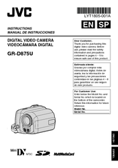JVC GR-D875U Instructions Manual