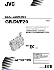 JVC GR-DVF20U Instructions Manual